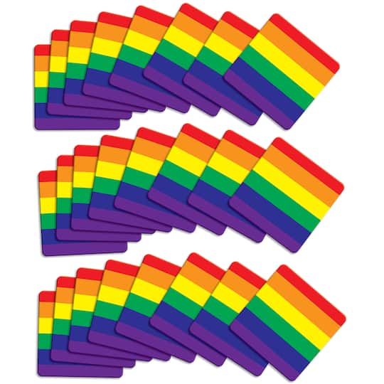 Beistle 3.25" Rainbow Coasters, 24ct.